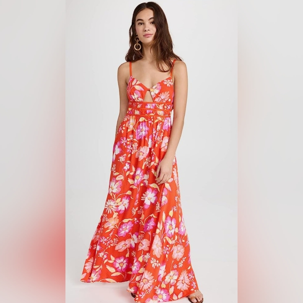 NWT FREE PEOPLE WISTERIA MAXI DRESS S